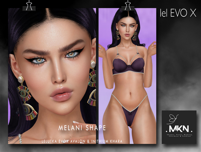 Second Life Marketplace - . MKN . Melani Shape [LEL EvoX Avalon v3.1]